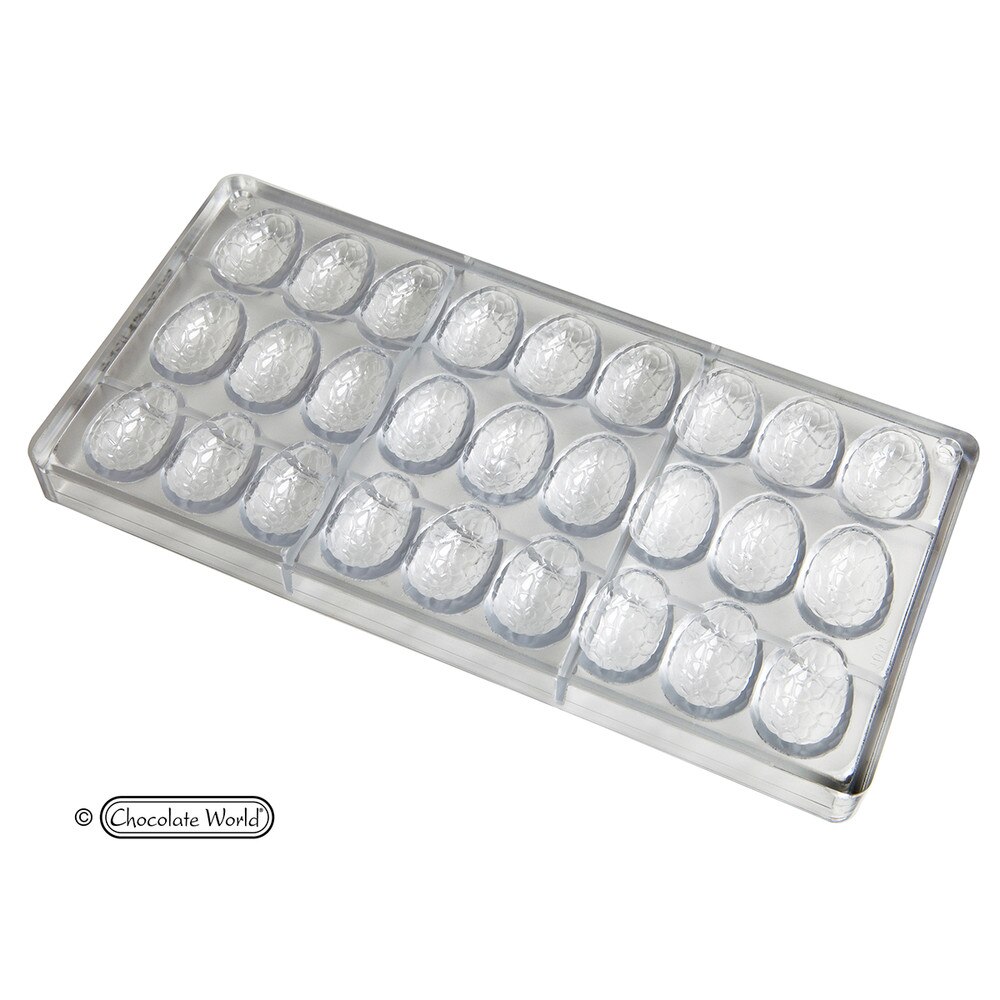 Chocolate World Mould - Egg Kroko Crocodile 35mm